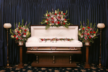 Floral Funeral Service: 4 pc. set 