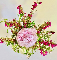 Jelly Jar floral design 
